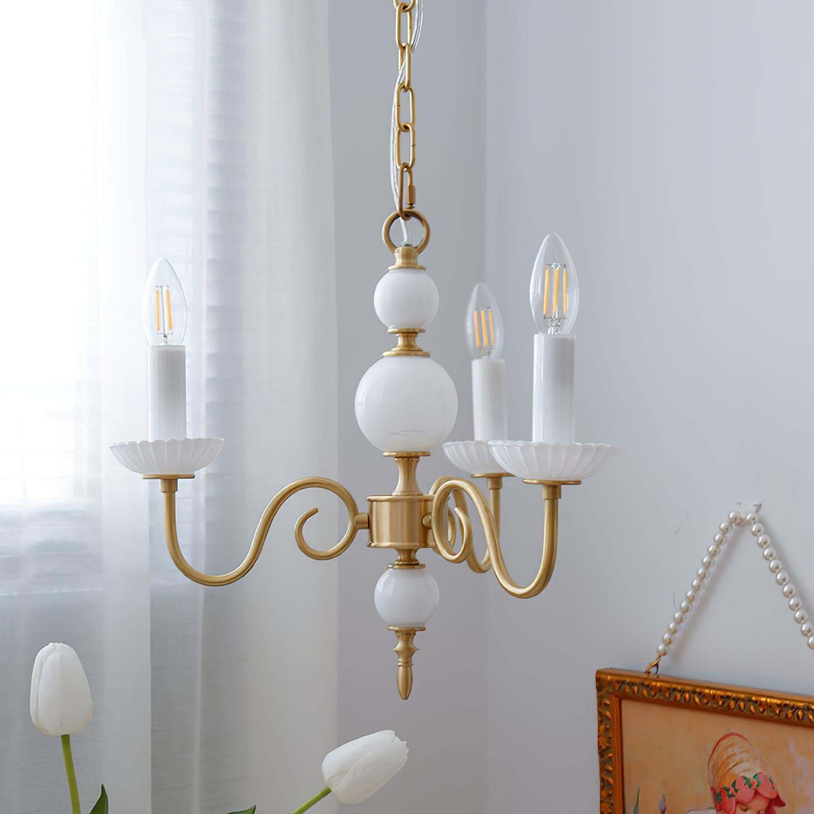 Carlita Chandelier with 3/5 heads-Sylvia Space