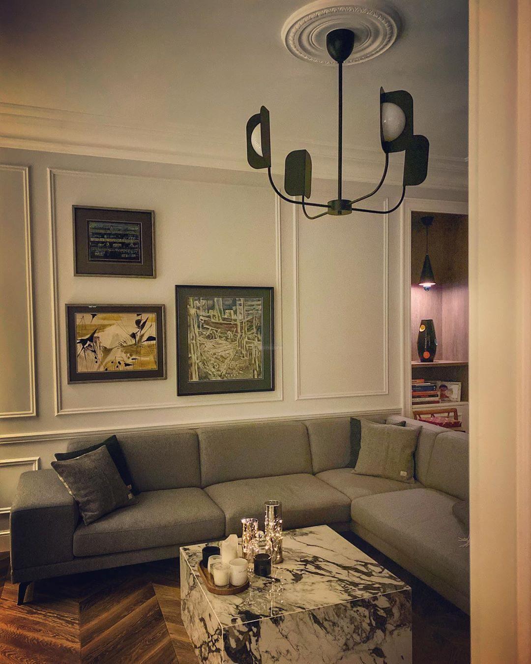 LEAF Chandelier with 4/12/24 heads-Sylvia Space