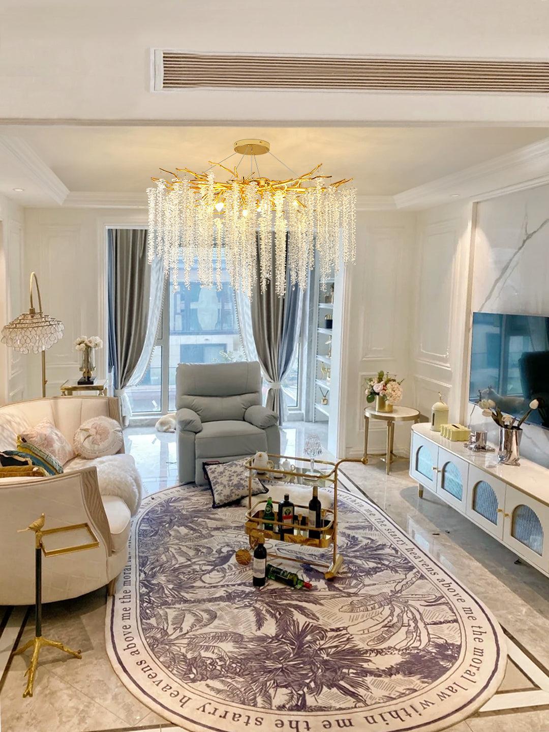 Albero Crystal Chandelier with 8/10/14 heads-Sylvia Space