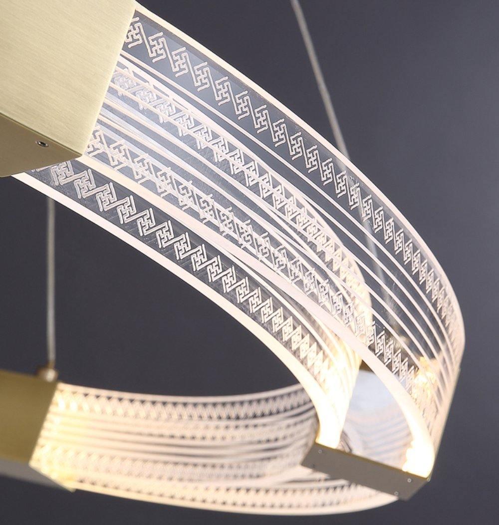 Parallel Ring LED Chandelier ∅ 25.6″-Sylvia Space