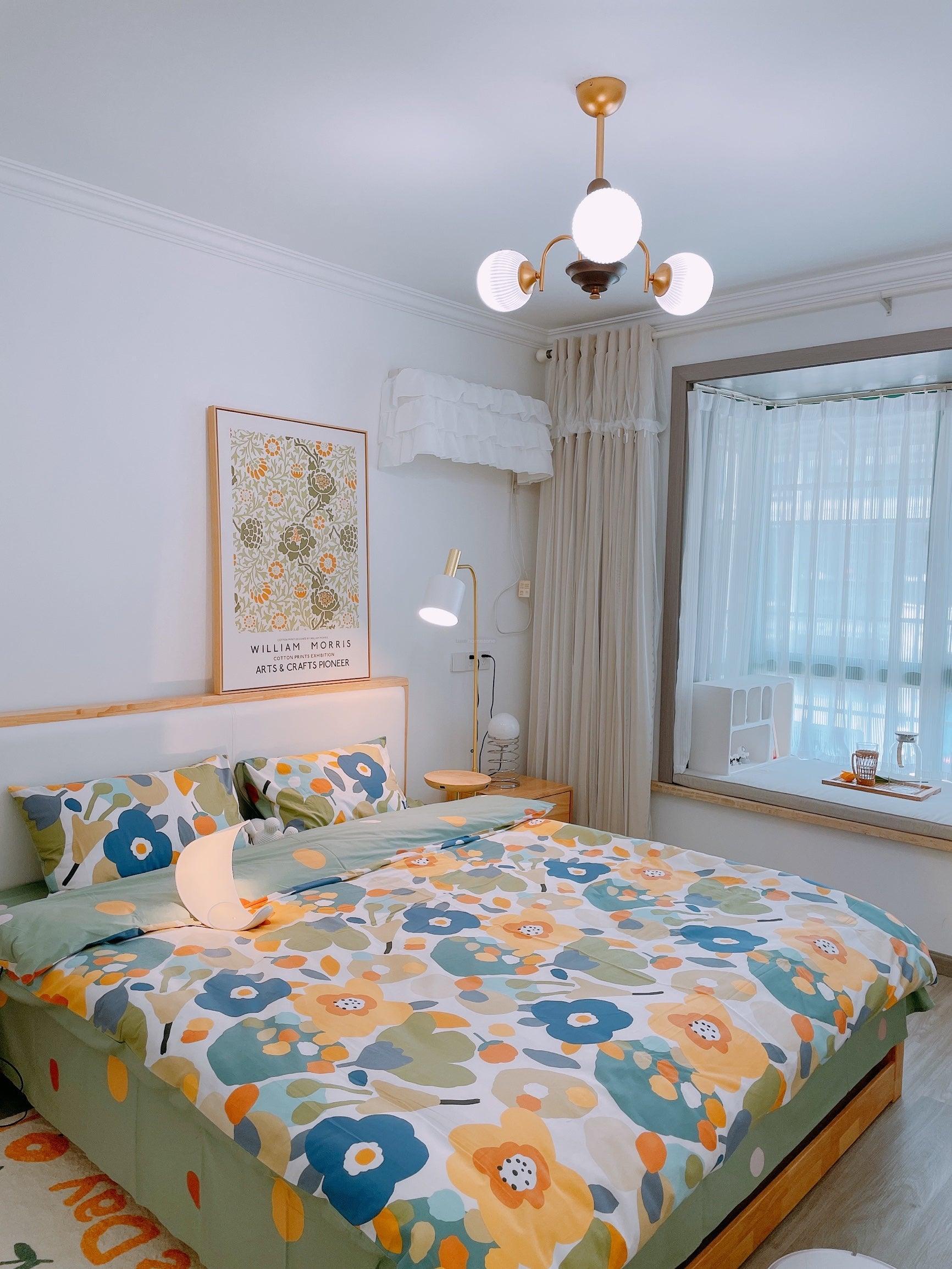 Sculptural Glass Ribbed Chandelier with 3/4/5/6/8 heads-Sylvia Space