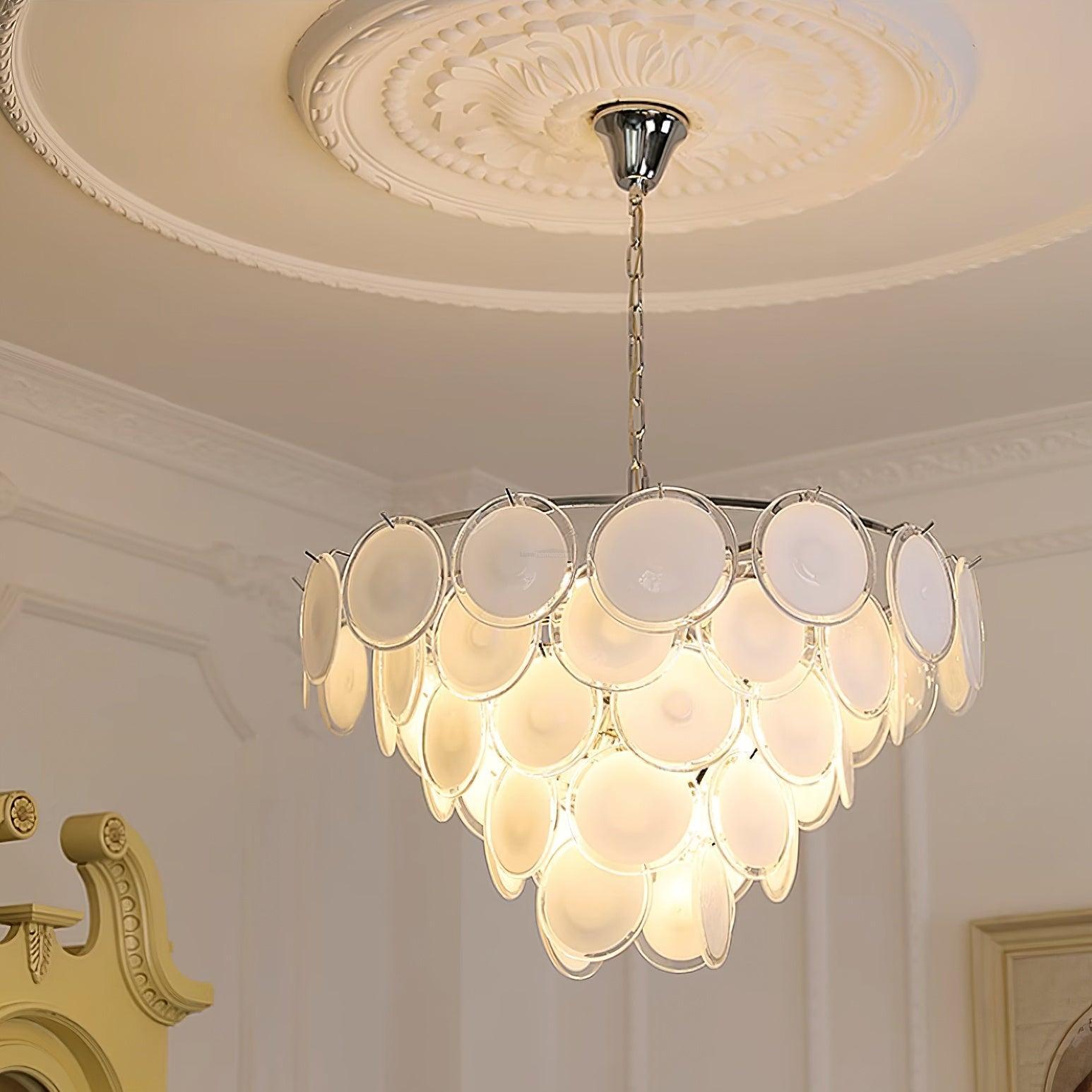 Bettina Murano Chandelier  ∅ 19.6″-Sylvia Space