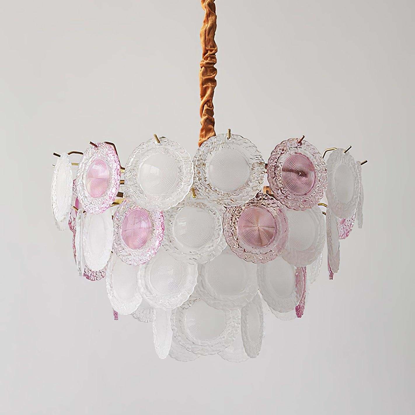 Rainbow Chandelier with Round/Long canopy-Sylvia Space