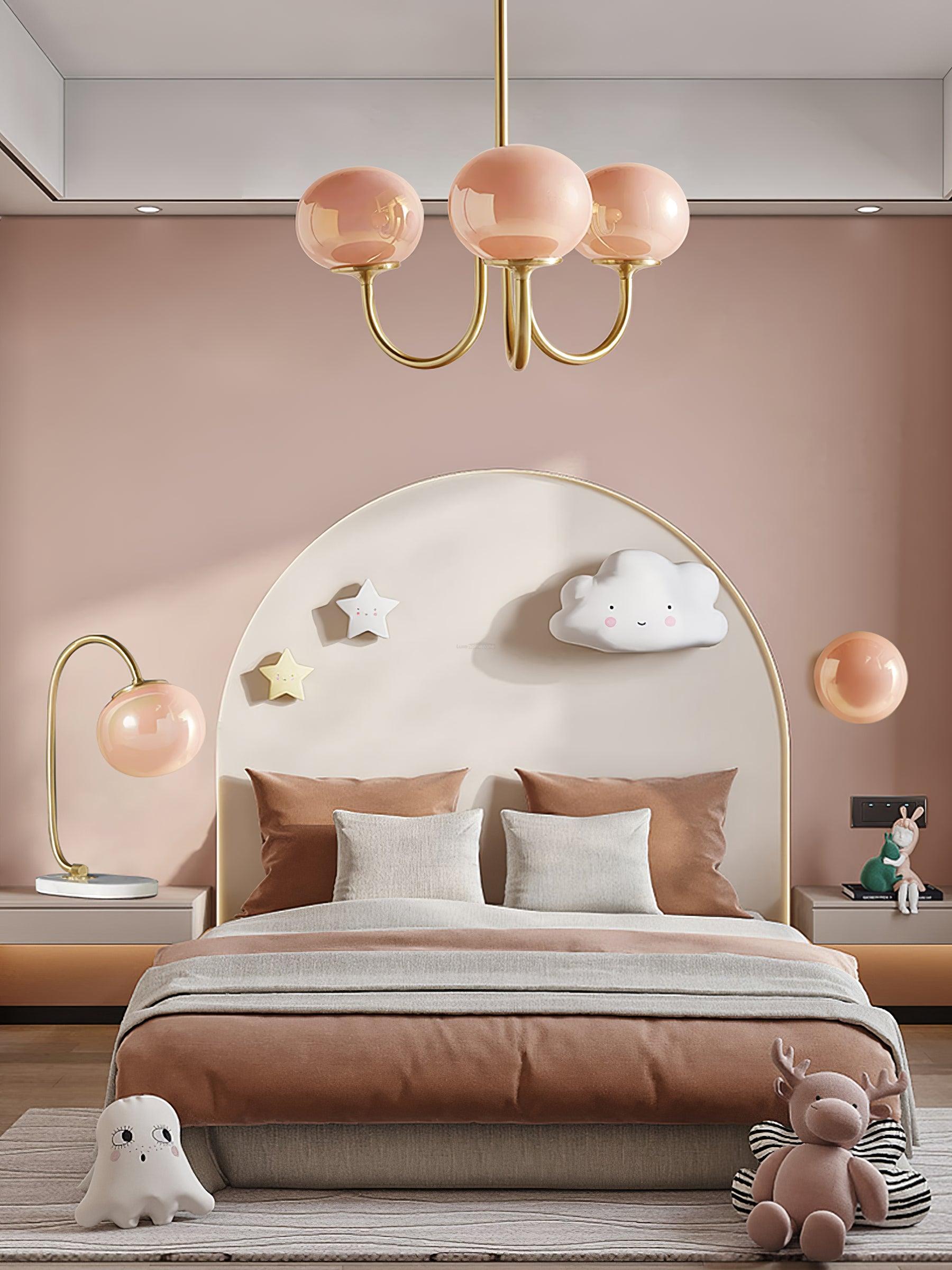 Marshmallow Chandelier 18''  26''-Sylvia Space