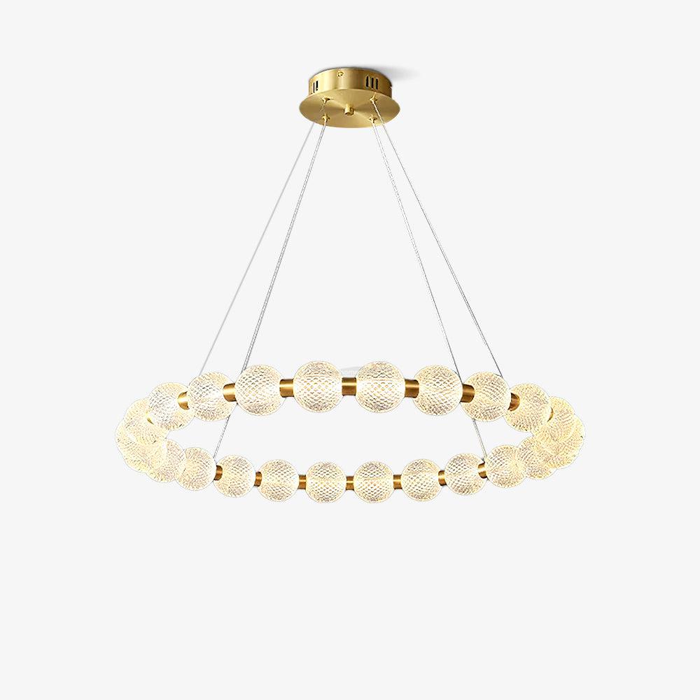 Pearl Ring Chandelier-Sylvia Space