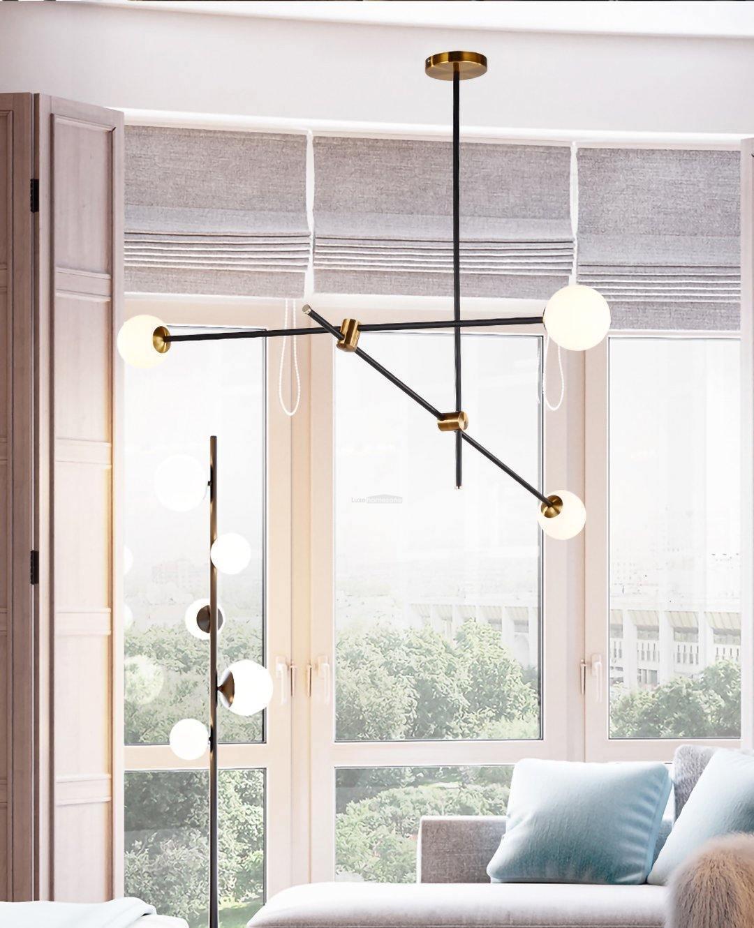 SI Chandelier with 2//3/4/6/9/12 heads-Sylvia Space