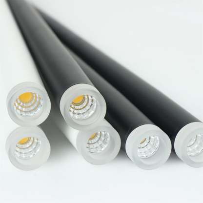 Slender Cone Round/Linear Chandelier-Sylvia Space