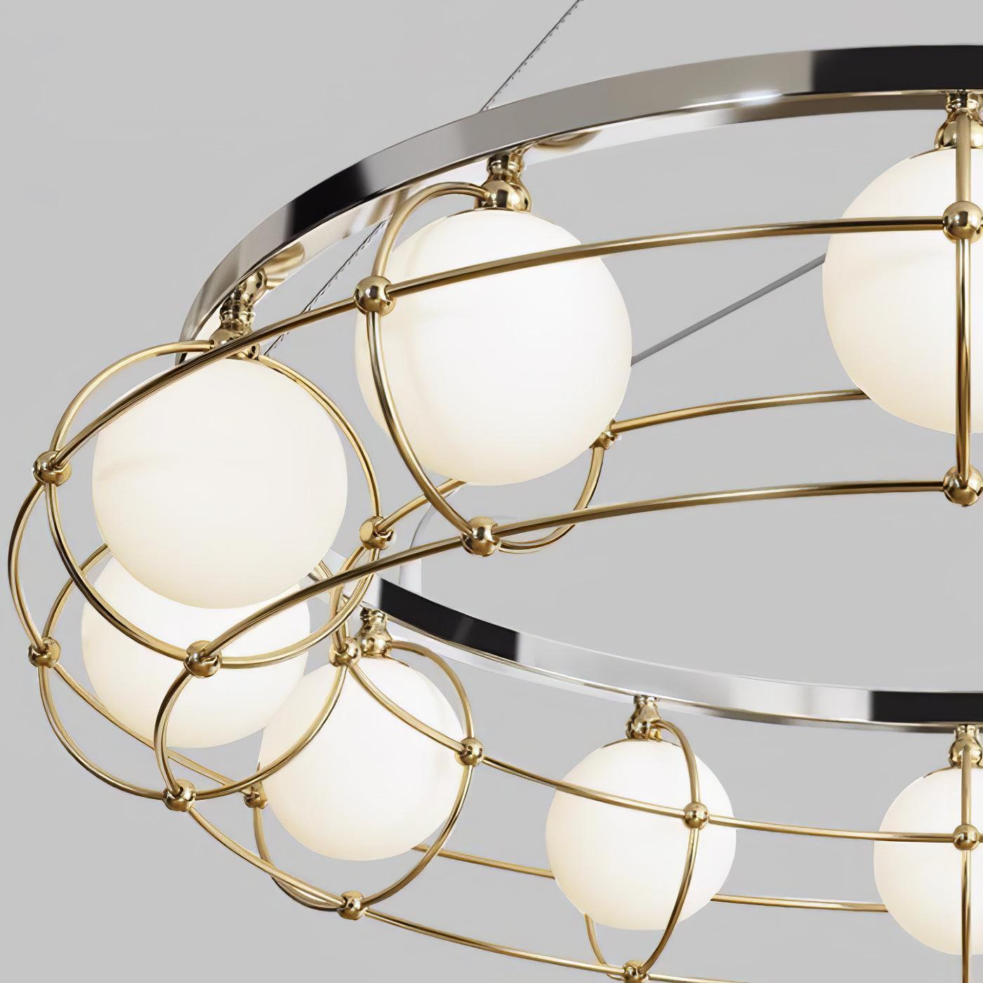 Maytoni Round/Linear Chandelier-Sylvia Space