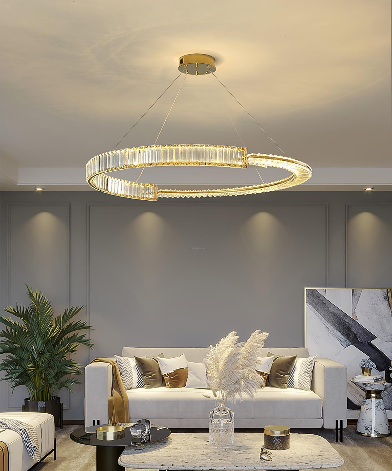 Stella Round Chandelier-Sylvia Space