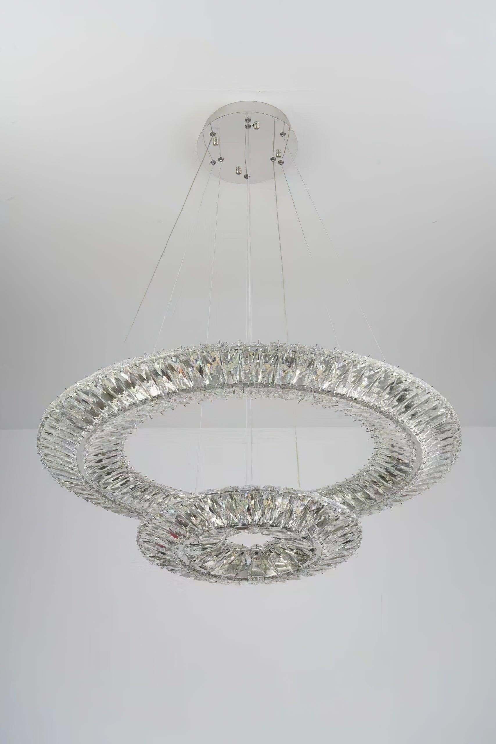 Tanager Geometric Round/Square Chandelier-Sylvia Space