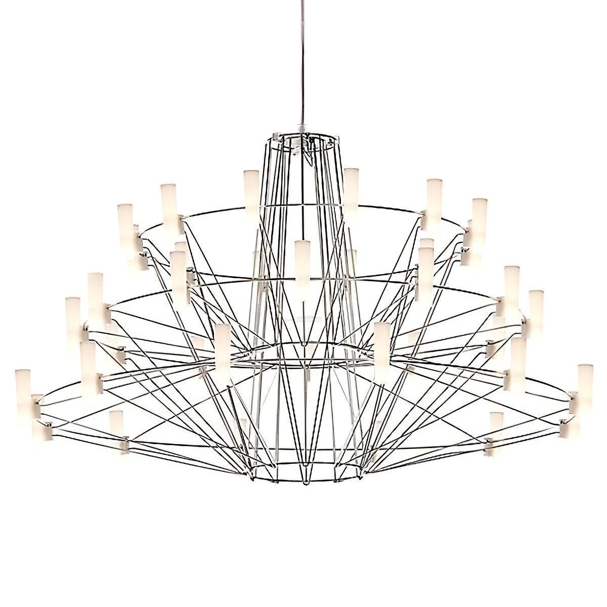 Sky Ballet Chandelier ∅ 33.5″ ~∅ 39.8″-Sylvia Space