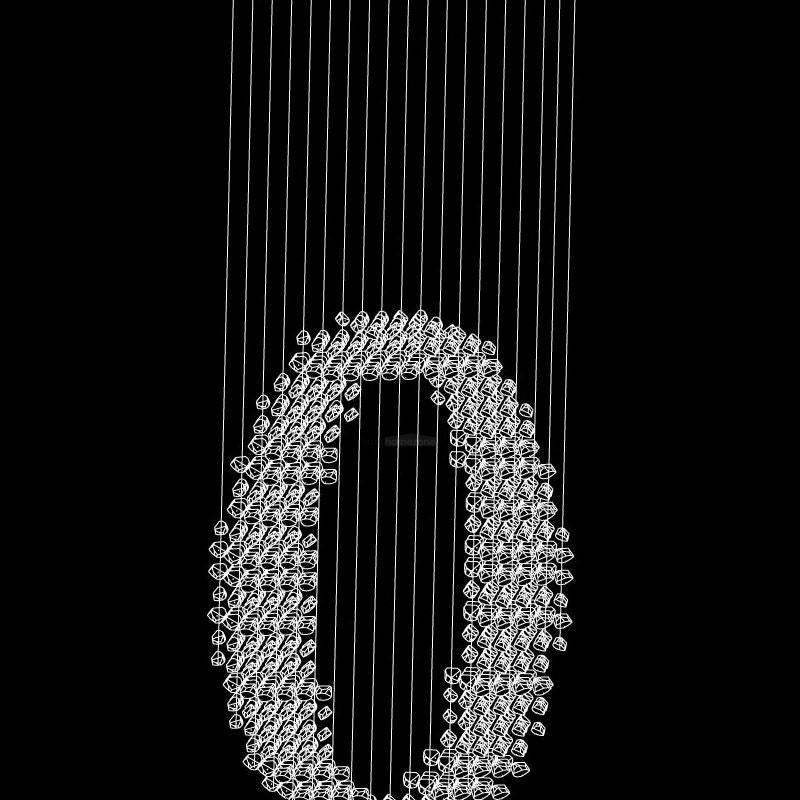 Charcoal Seris Chandeliers M to R-Sylvia Space