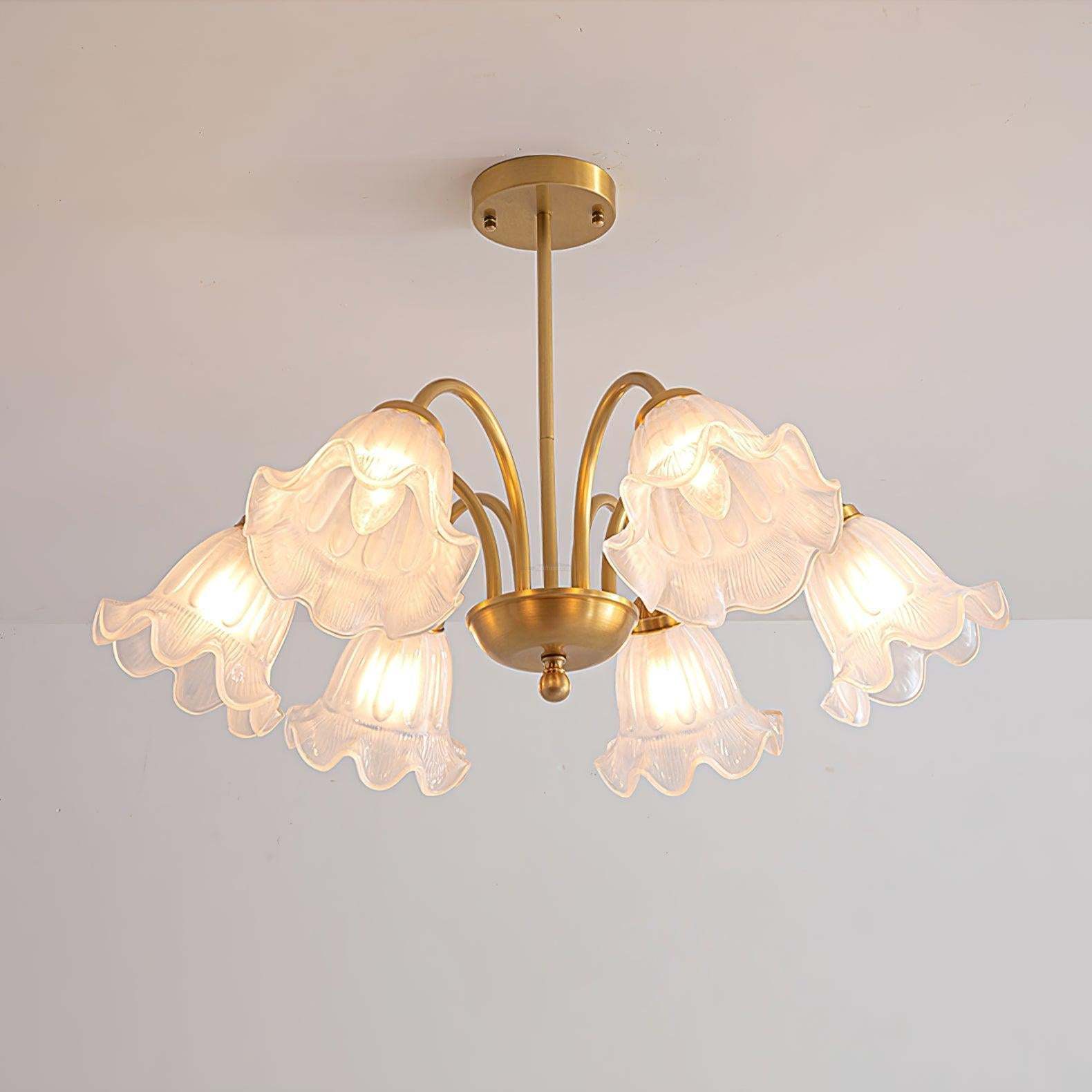 Lily Chandelier ∅ 21.7″ ~31.5''-Sylvia Space