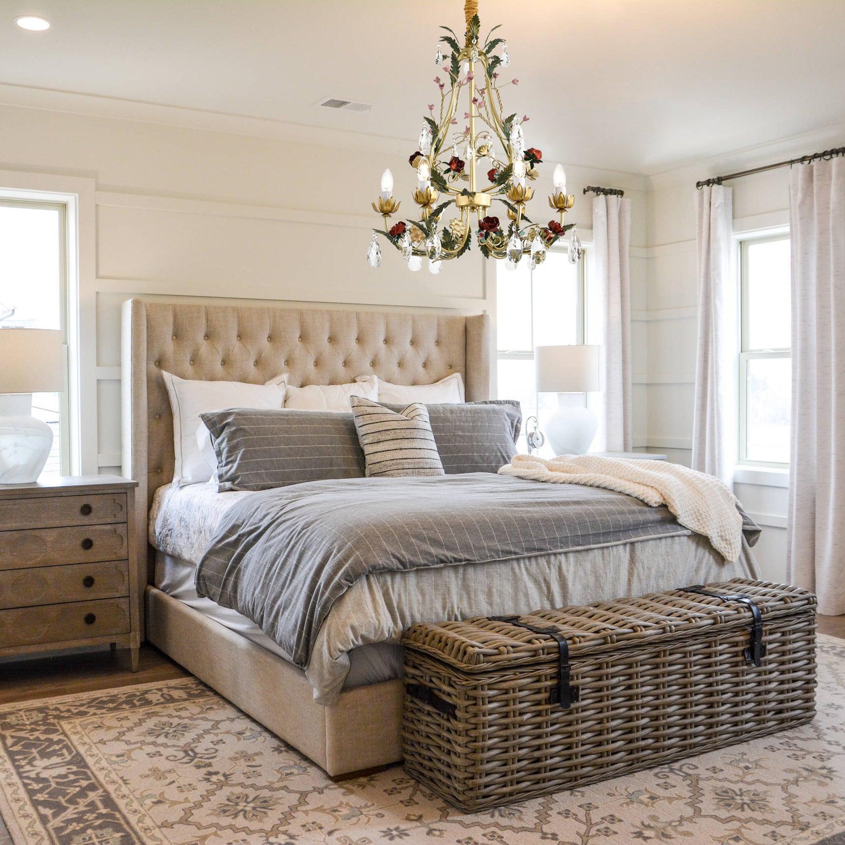 Rose Love Chandelier with 6/8 heads-Sylvia Space