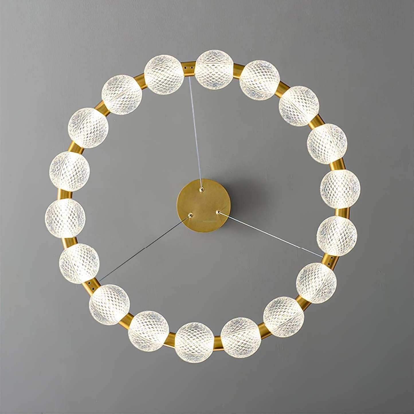 Pearl Ring Chandelier-Sylvia Space
