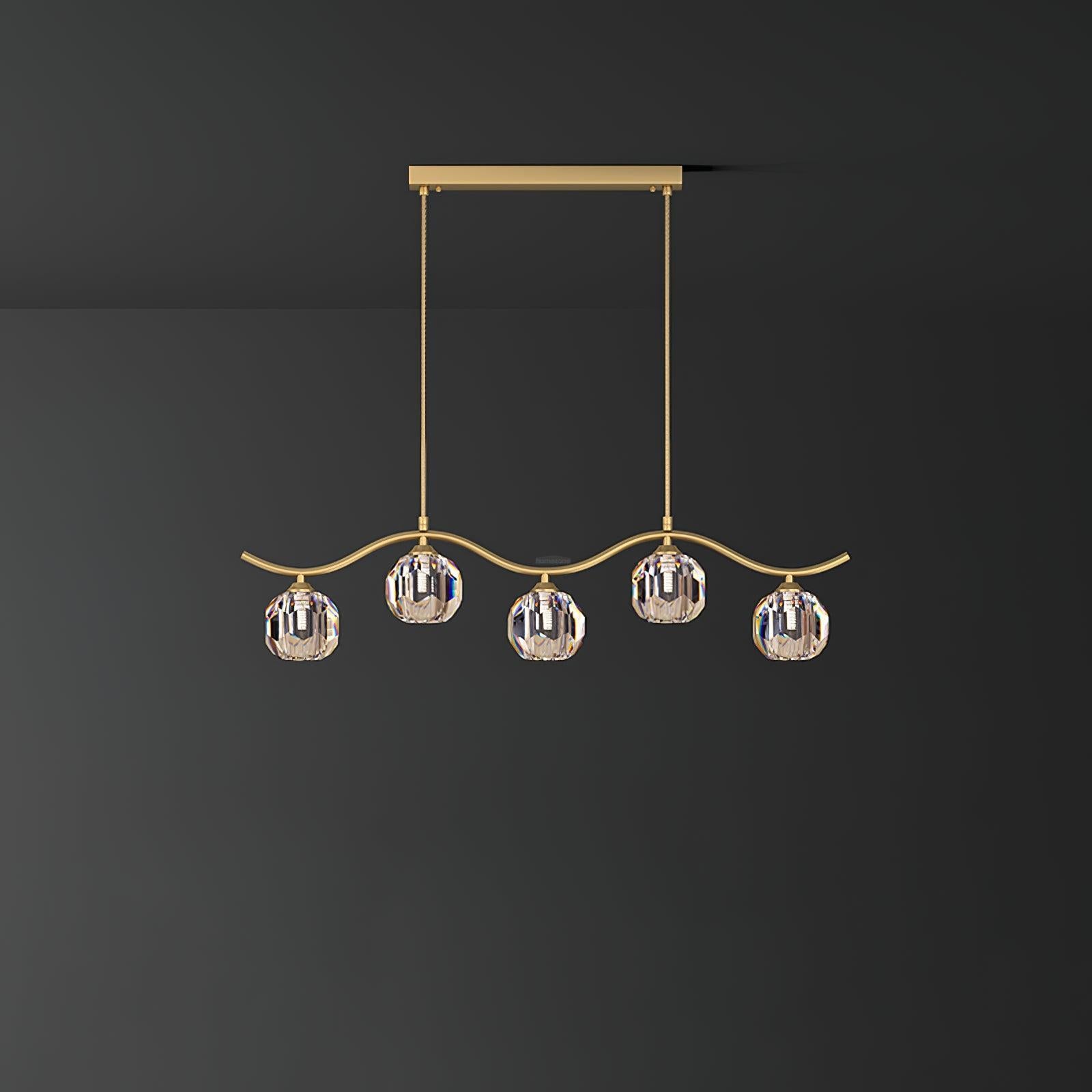 Eara Crystal Chandelier with 3/5/7 heads-Sylvia Space