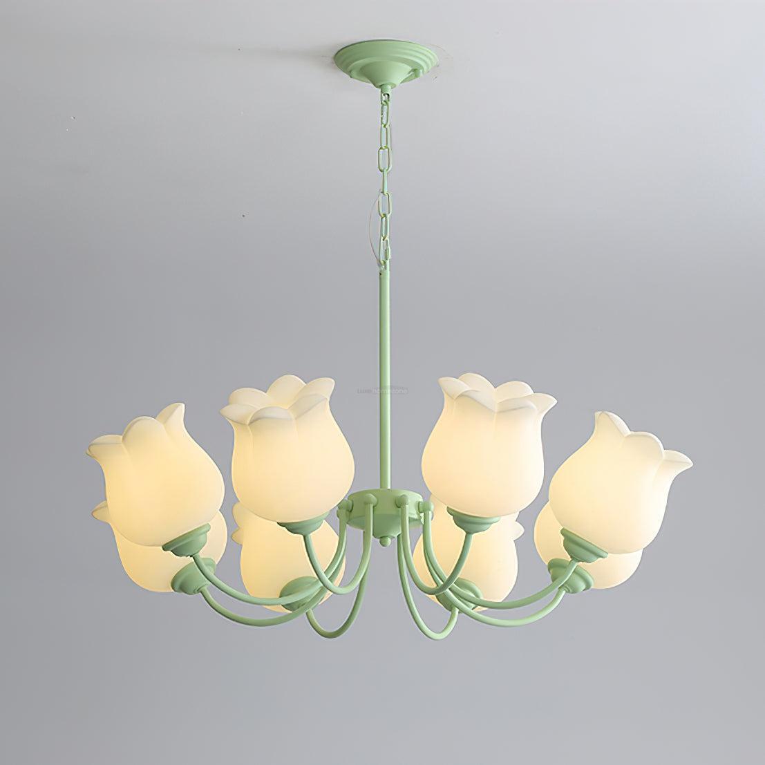 French Lily Chandelier with 3/5/6/8 heads-Sylvia Space