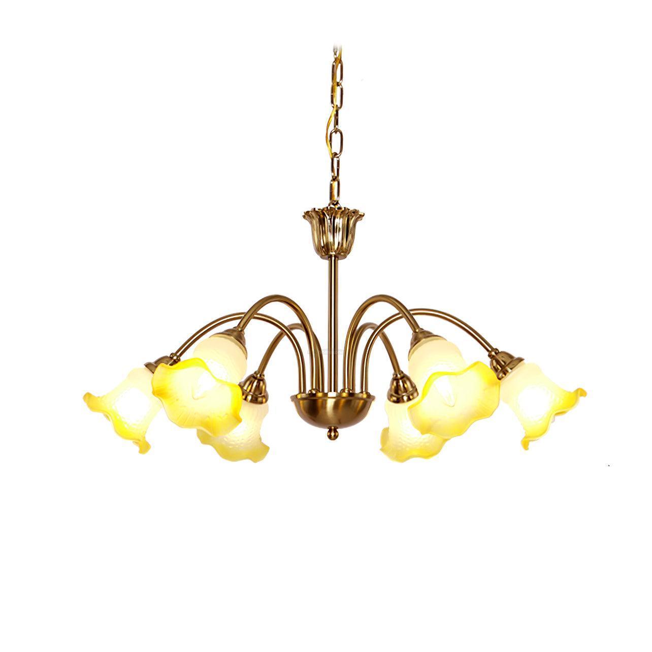 Morning Glory Chandelier ∅ 24.4″-Sylvia Space