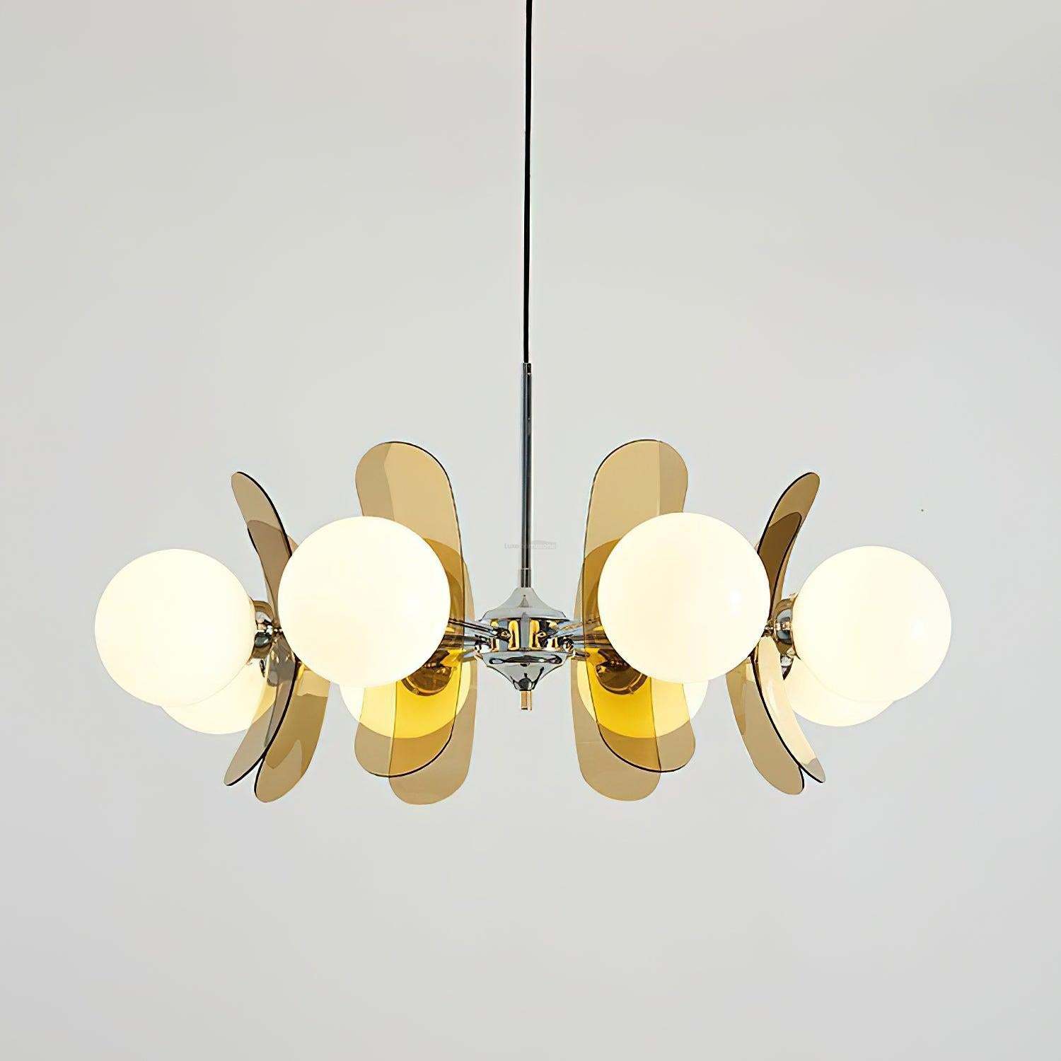 Phosphorescent Chandelier with3/5/6/8 heads-Sylvia Space