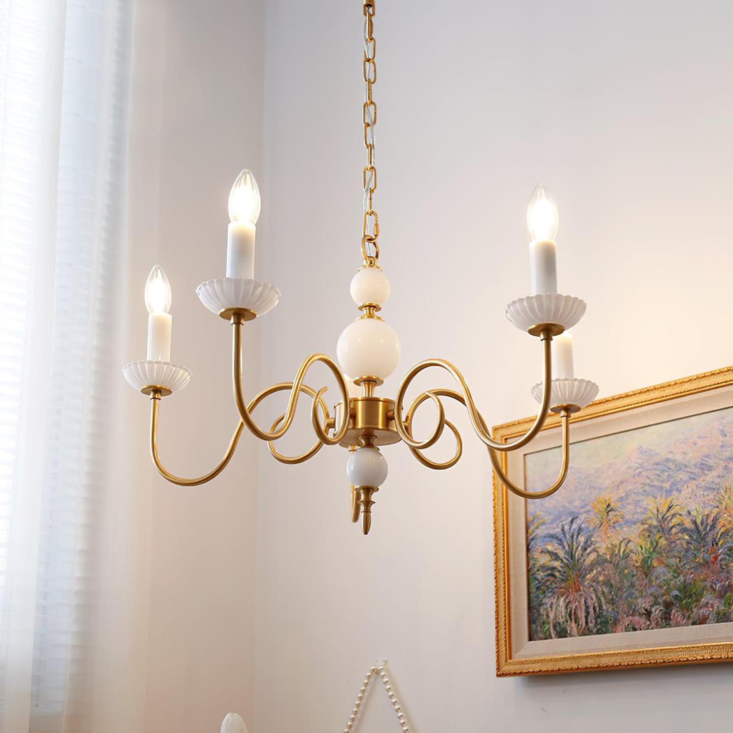 Carlita Chandelier with 3/5 heads-Sylvia Space