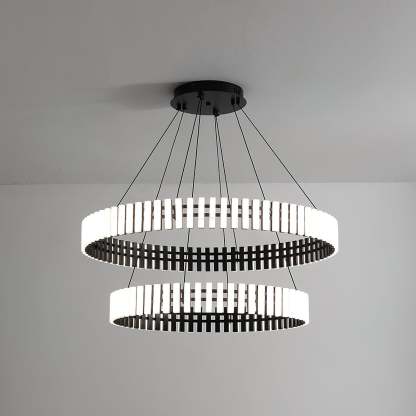 Hanging LED Chandelier ∅ 15.7″-Sylvia Space