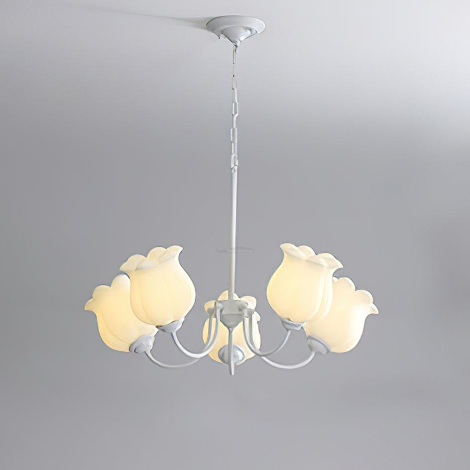 French Lily Chandelier with 3/5/6/8 heads-Sylvia Space