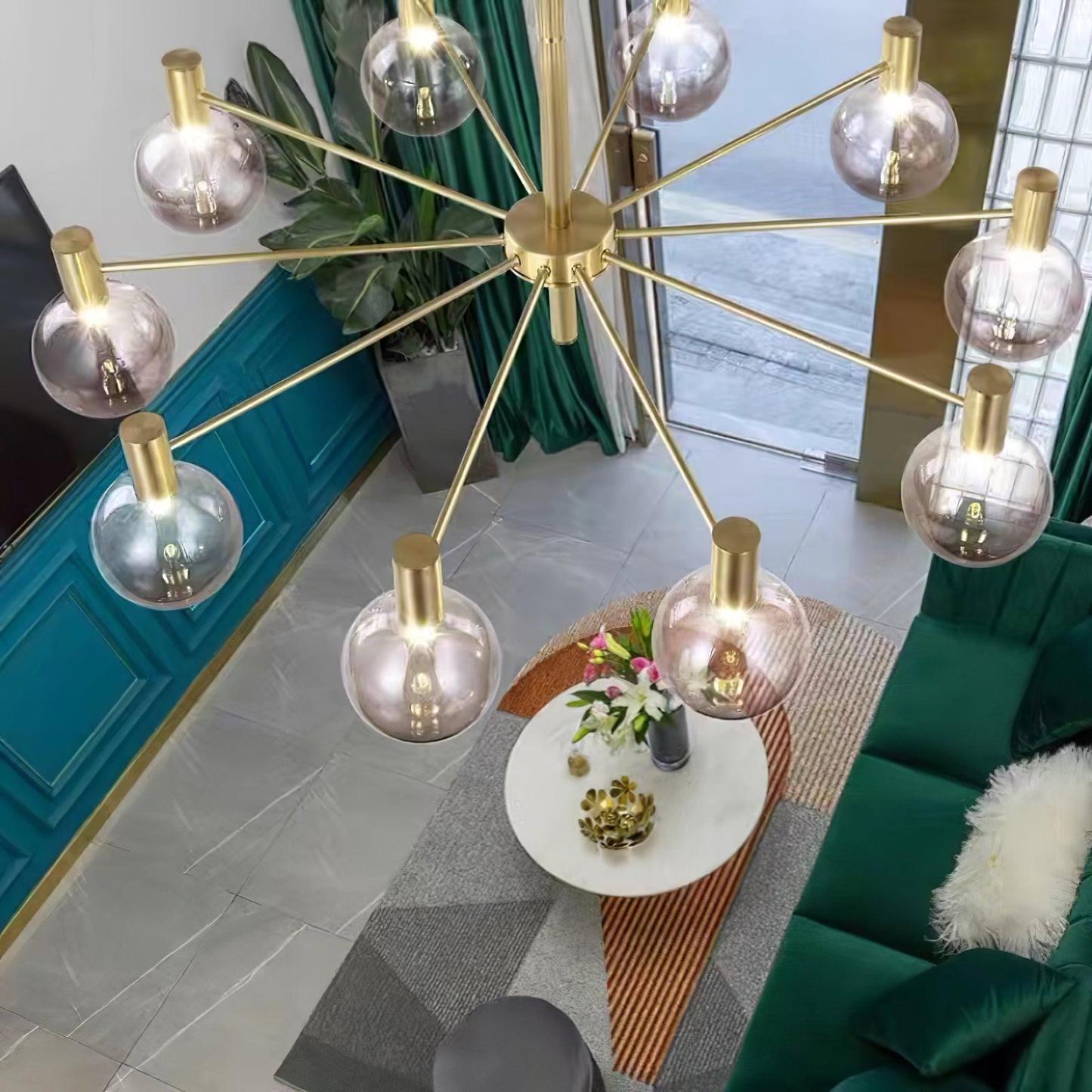 Selva Chandelier with 6/8/10/12/12+6 heads-Sylvia Space