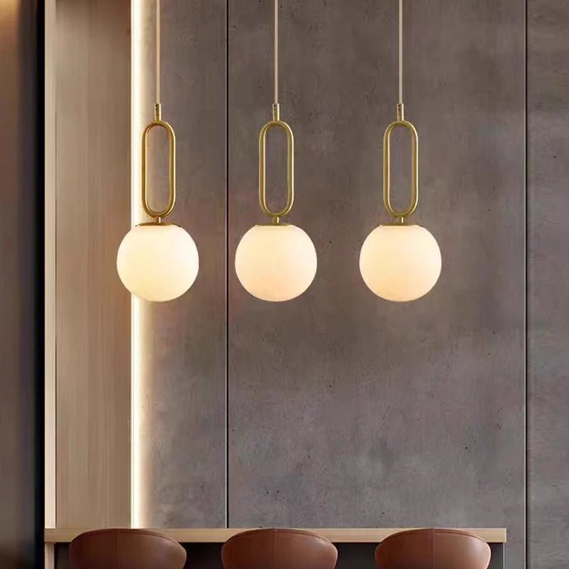 Gong Alabaster Pendant Light-Sylvia Space