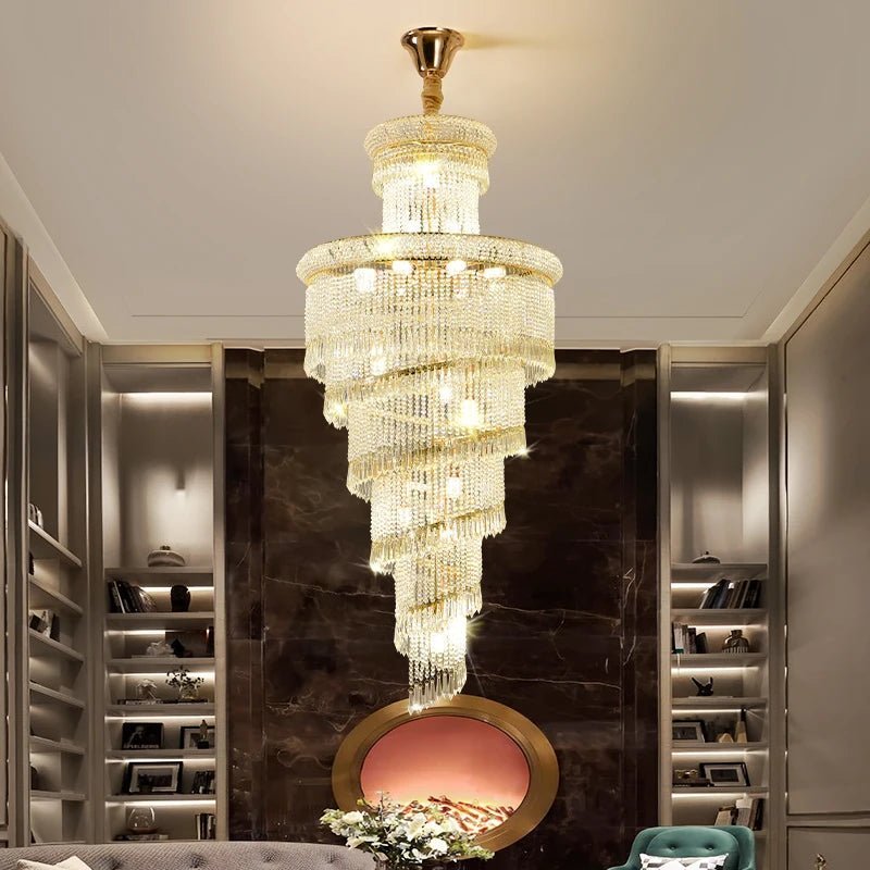 Halazuni Staircase Chandelier-Sylvia Space