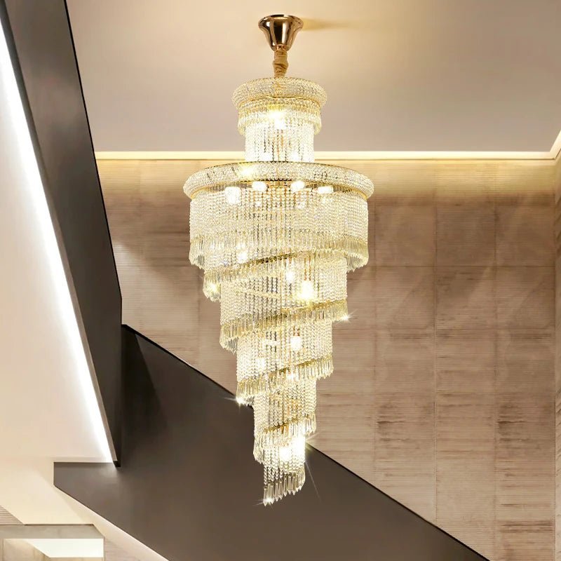 Halazuni Staircase Chandelier-Sylvia Space