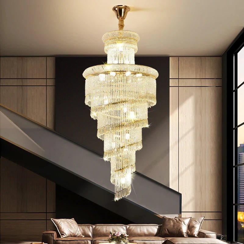 Halazuni Staircase Chandelier-Sylvia Space