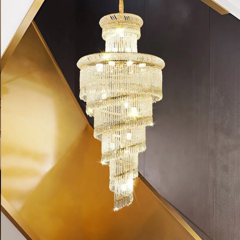 Halazuni Staircase Chandelier-Sylvia Space
