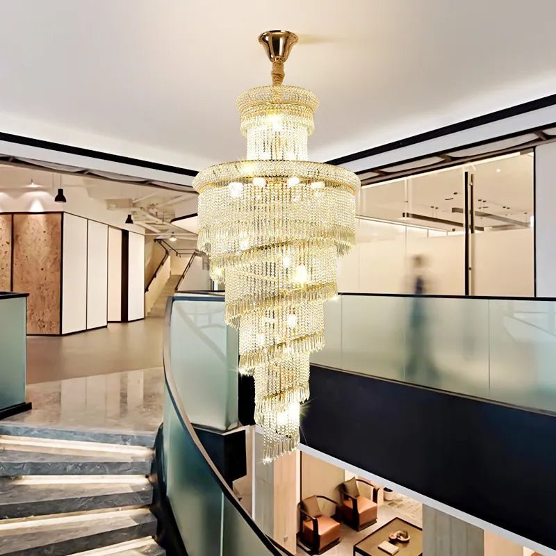 Halazuni Staircase Chandelier-Sylvia Space