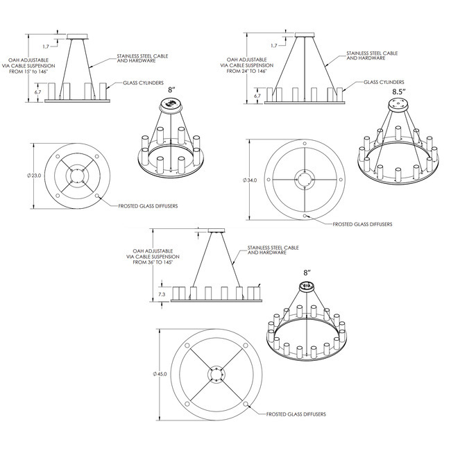 Corona Ring Chandelier