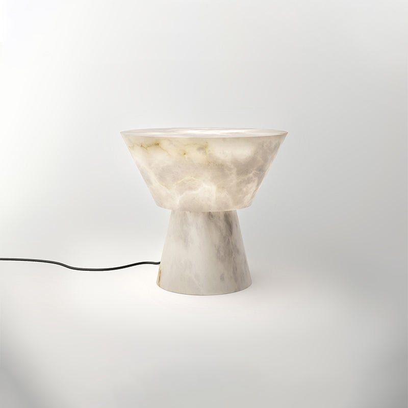 Henqet Alabaster Table Lamp-Sylvia Space