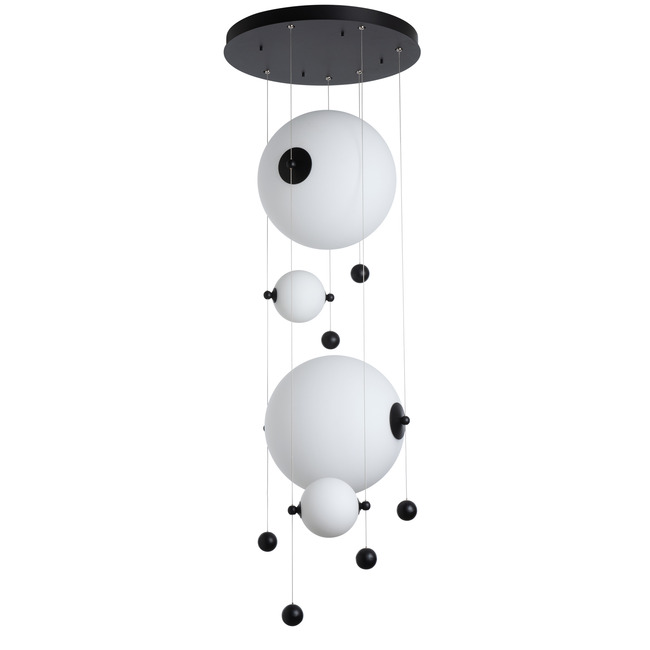 Abacus Round Multi Light Pendant