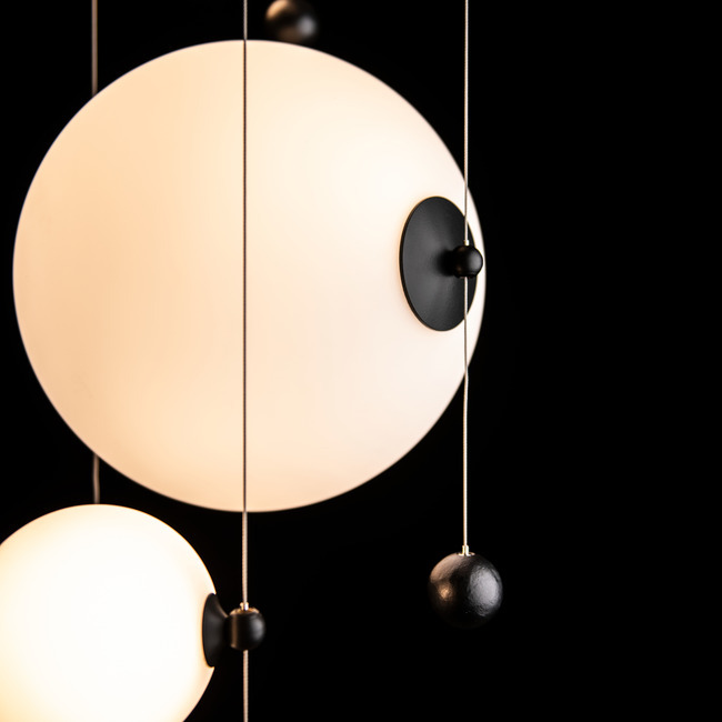 Abacus Round Multi Light Pendant