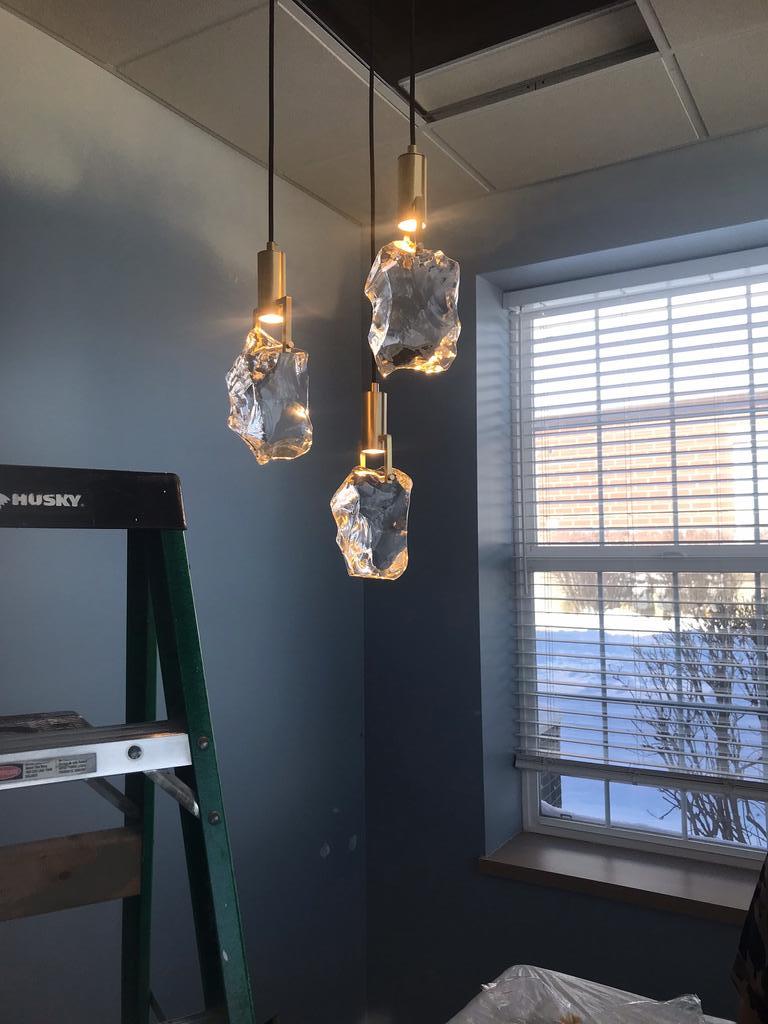 Modernity Amorphous Crystal Pendant Lighting