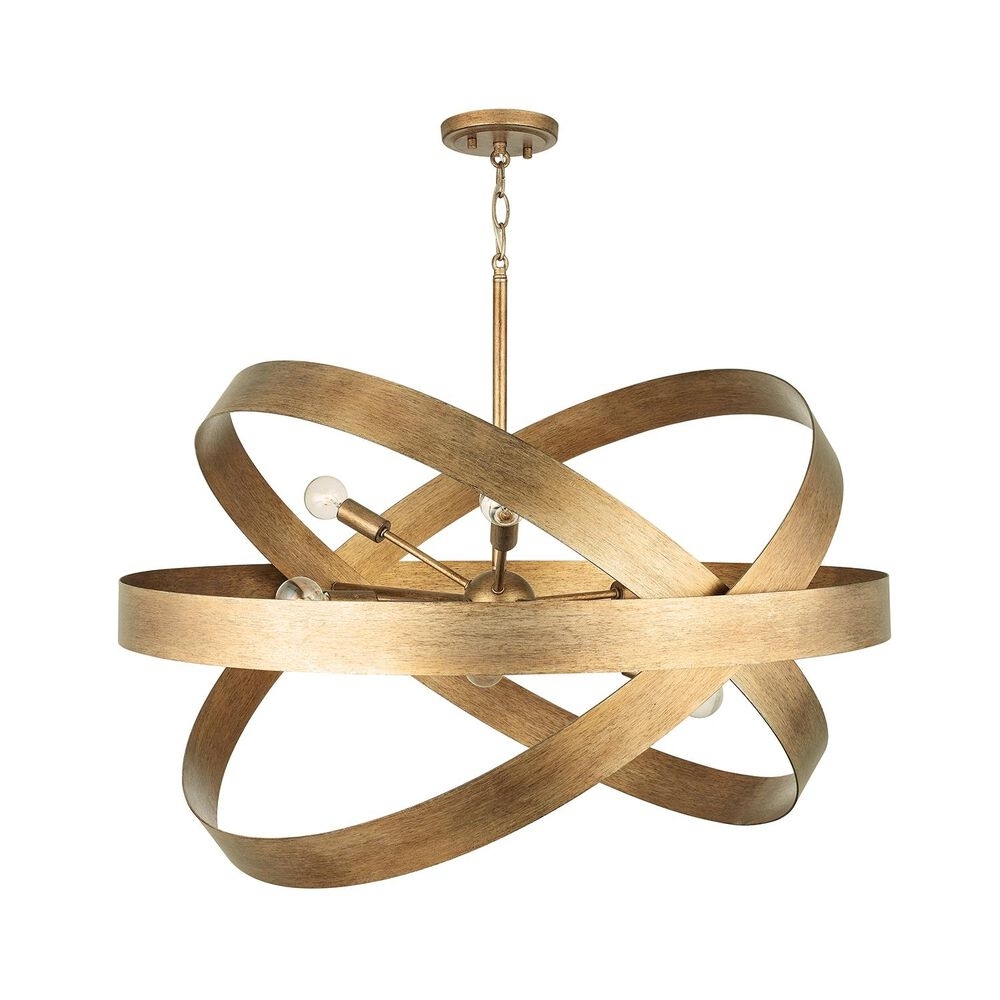 Jude 36 Inch 6 Light Chandelier