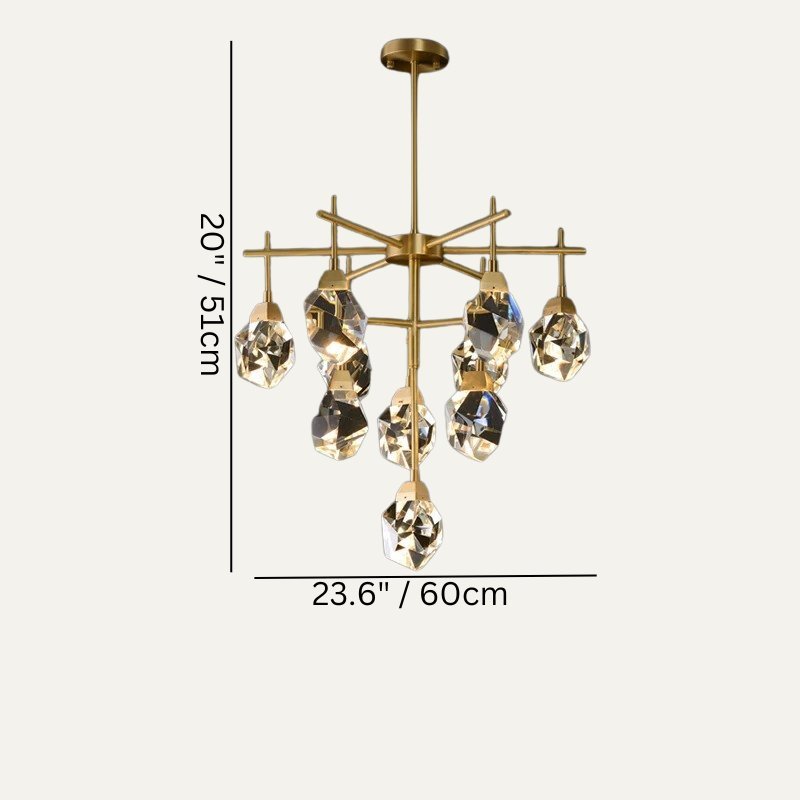 Jubar Chandelier Light-Sylvia Space
