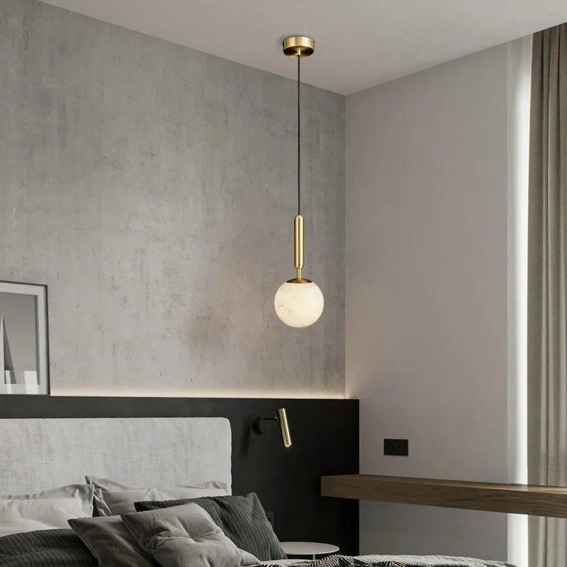 Kadur Alabaster Pendant Light-Sylvia Space