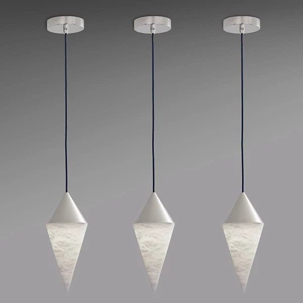 Konos Alabaster Pendant Light-Sylvia Space