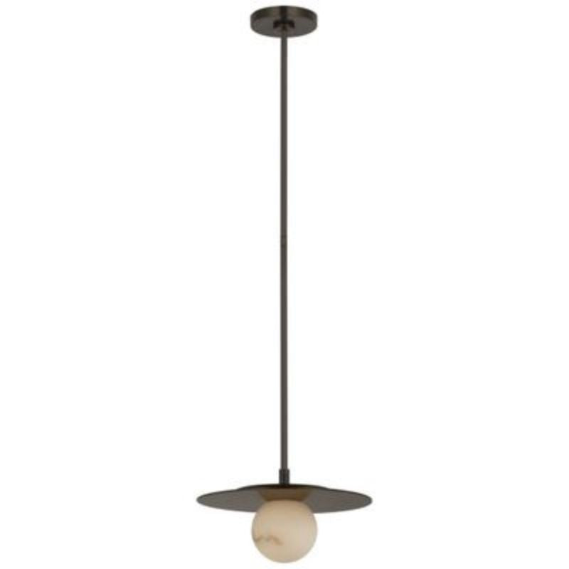 Alabaster Round Ball Pendant  Lamp 12"