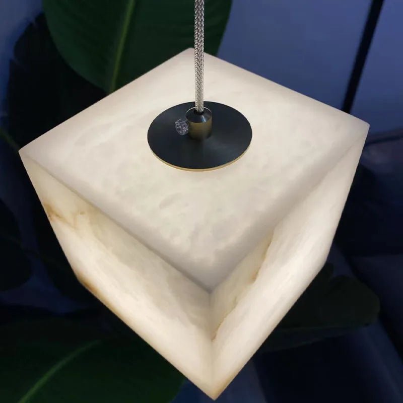 Kyvikos Alabaster Pendant Light-Sylvia Space