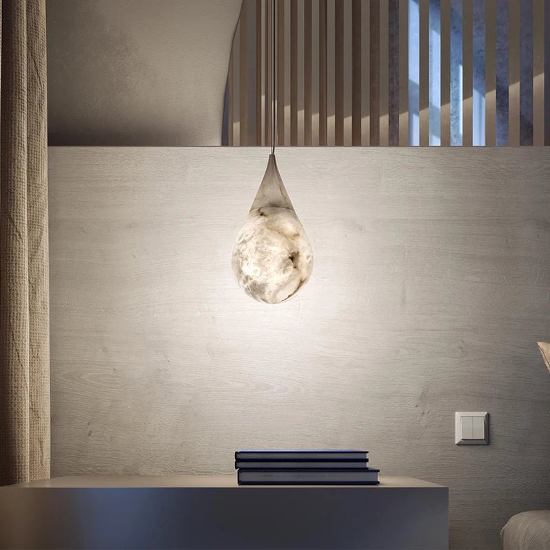 Lacrima Alabaster Pendant Light-Sylvia Space