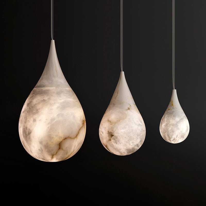 Lacrima Alabaster Pendant Light-Sylvia Space