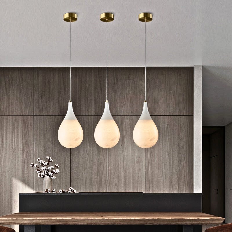 Lacrima Alabaster Pendant Light-Sylvia Space