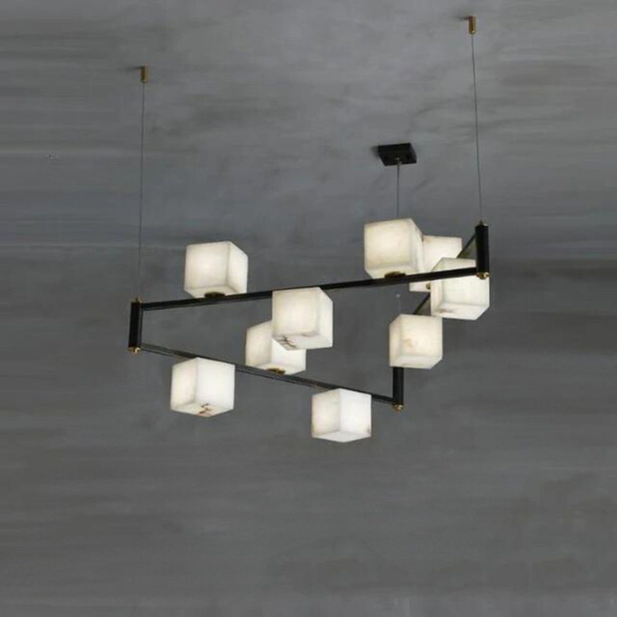 Lifang Alabaster Chandelier-Sylvia Space