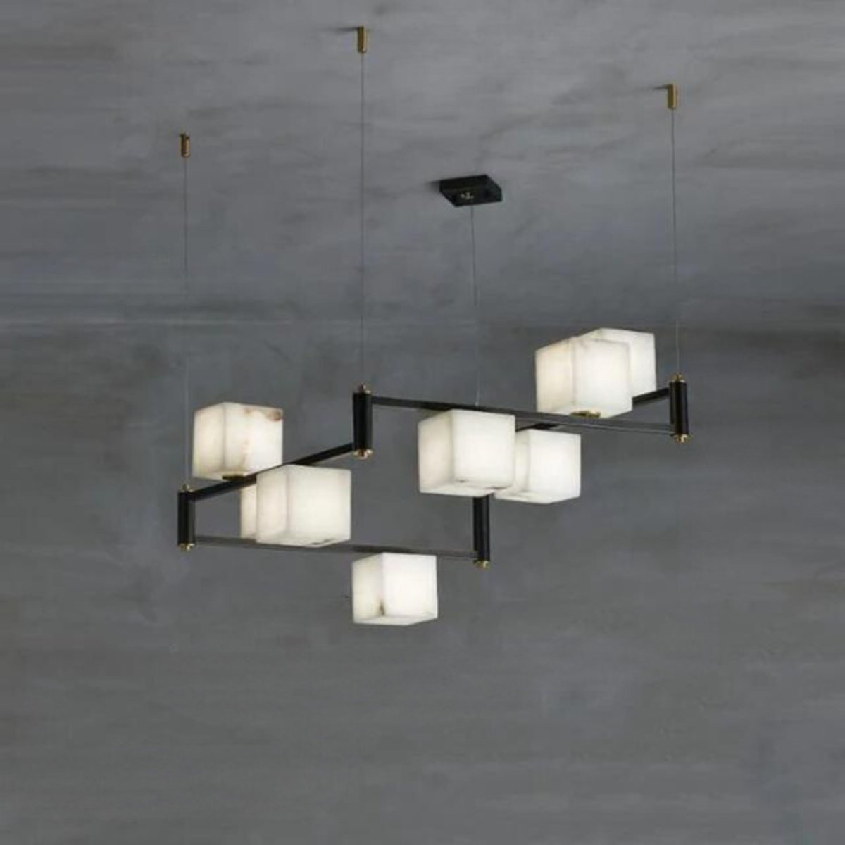 Lifang Alabaster Chandelier-Sylvia Space