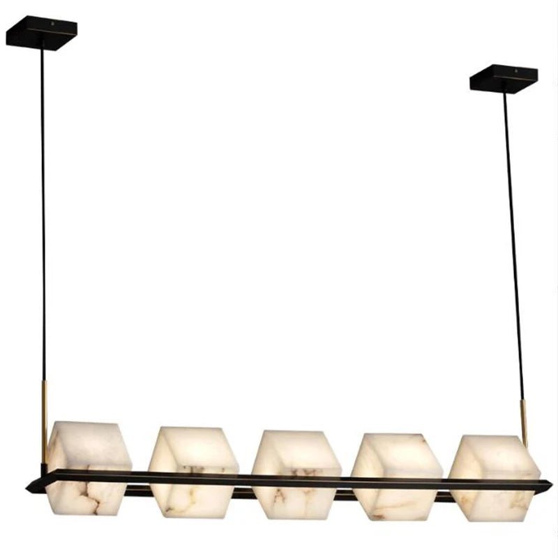 Lifang Alabaster Chandelier-Sylvia Space